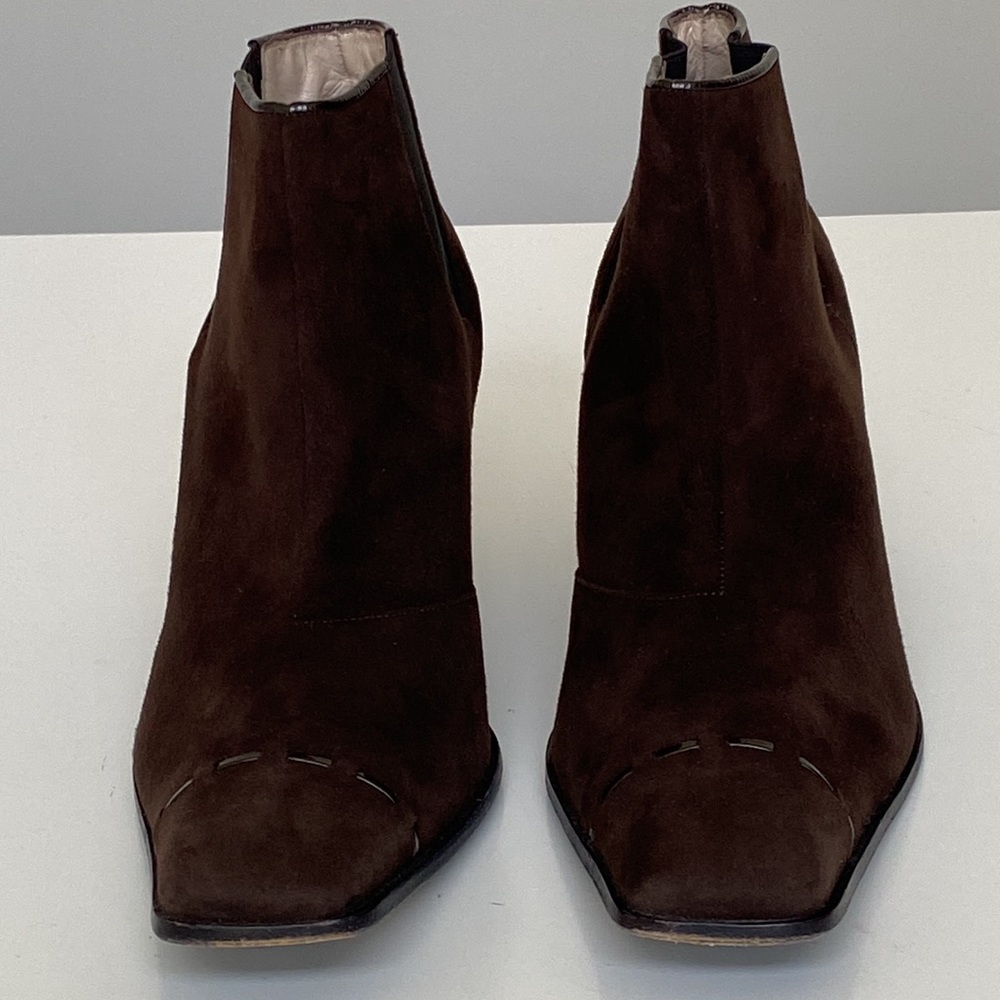 Chanel Vintage Suede Booties